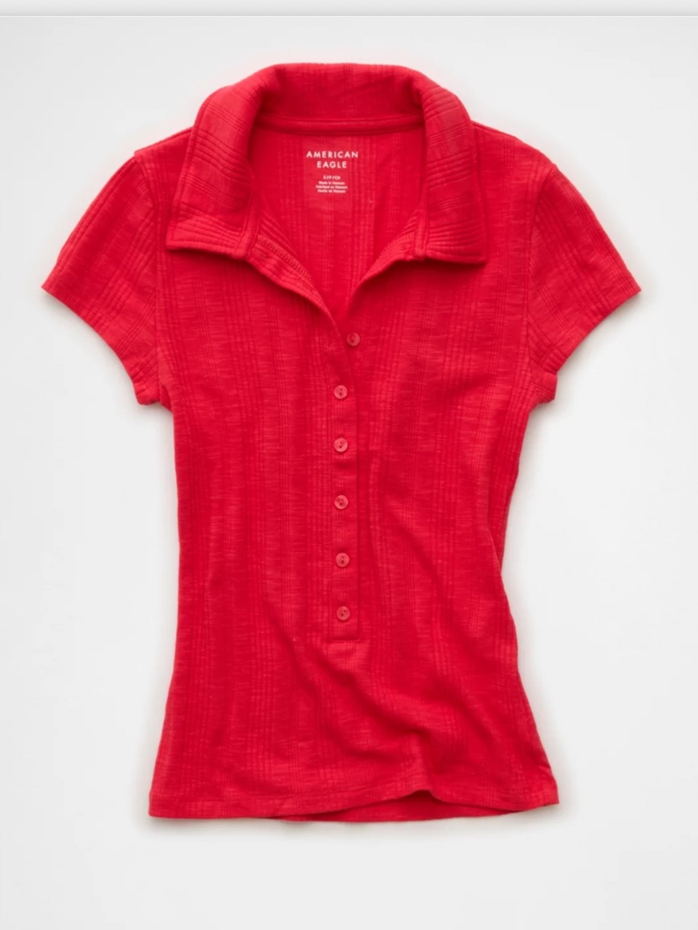 AE Henley Polo T-Shirt
